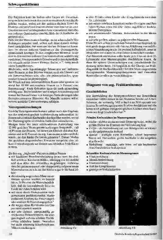 Vorschauseite 3: Früherkennung von Brustkrebs