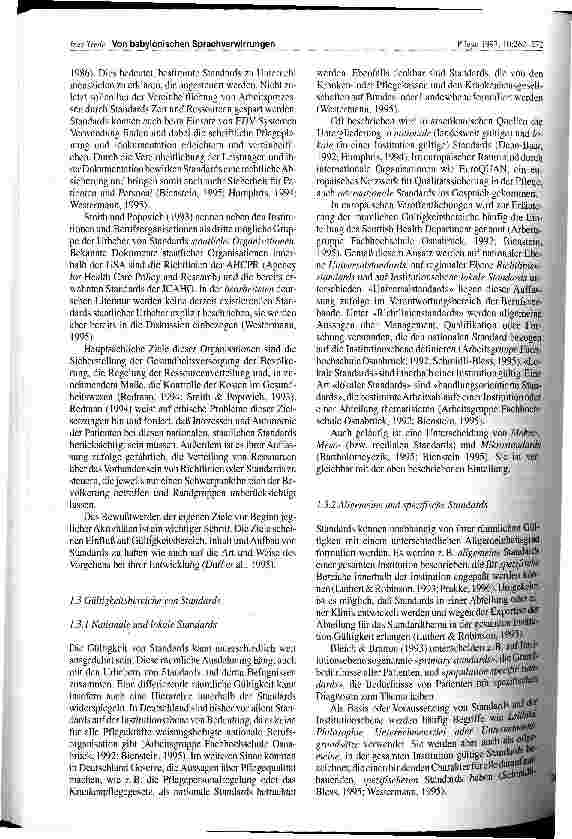 Vorschauseite 5: Von babylonischen Sprachverwirrungen Eine Literaturanalyse über Ziele und Merkmale von Pflegestandards