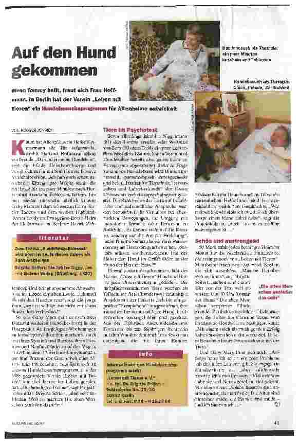 Vorschauseite 1: Auf den Hund gekommen