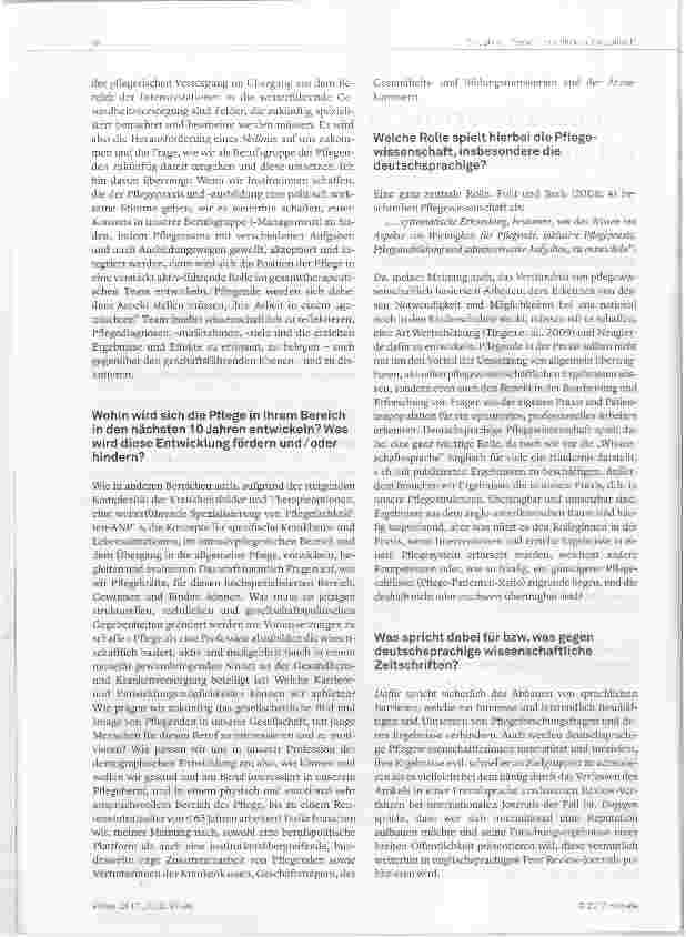 Vorschauseite 2: „Spezialisierung von Pflegefachkräften APNs“