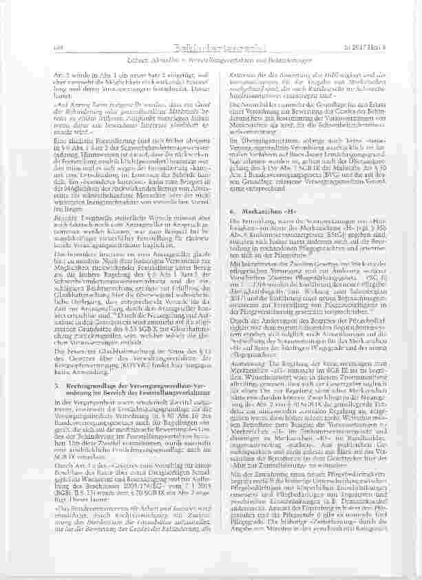 Vorschauseite 4: Aktuelles im Feststellungsverfahren von Bemnderungen