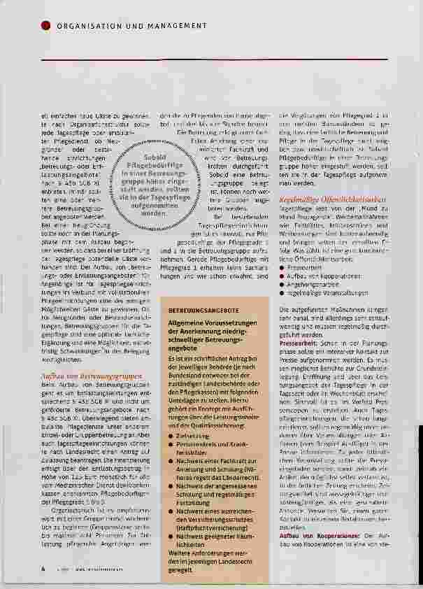Vorschauseite 3: Tagespflege optimal auslasten