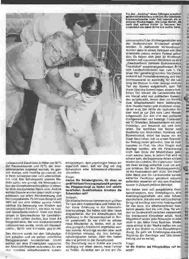 Vorschauseite 3: Die Diakoniestation Frielendorf - Modellversuch eines Zentrums für Gemeinschaftshilfe
