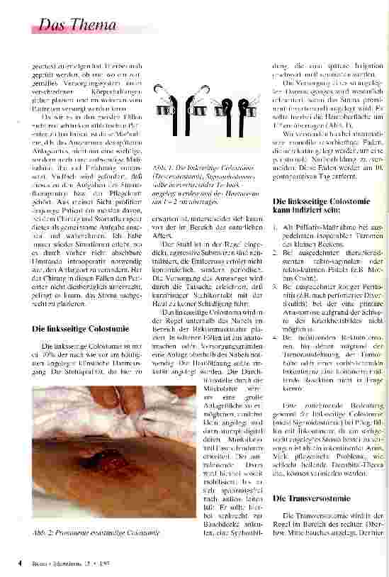 Vorschauseite 2: Engagiert und prominent Stomachirurgie - Indikationen und Anlagetechniken
