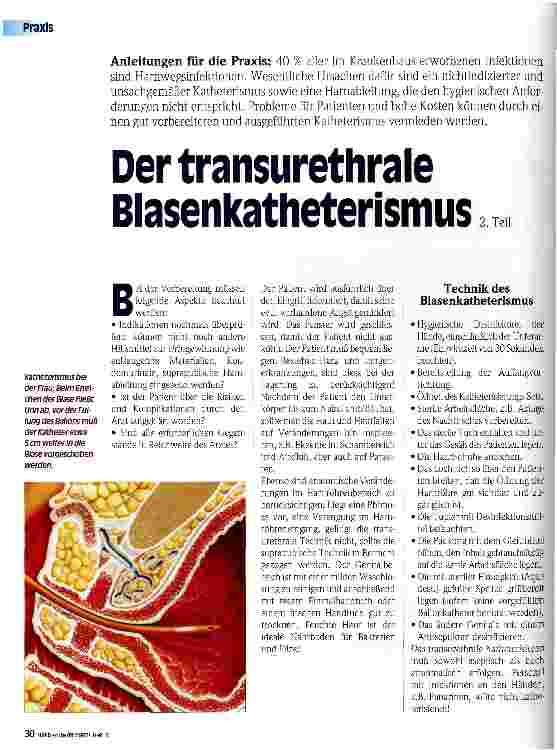 Vorschauseite 1: Der transurethrale Blasenkatheterismus 2. Teil