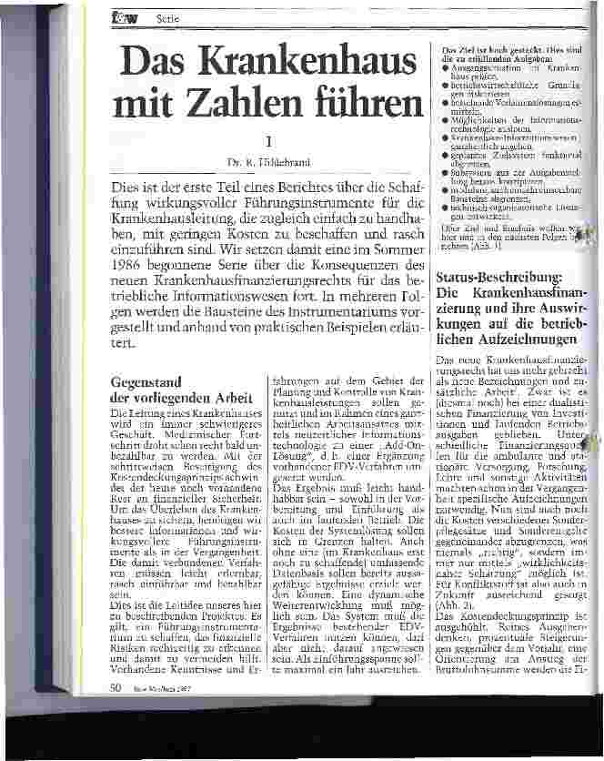 Vorschauseite 1: Das Krankenhaus mit Zahlen führen