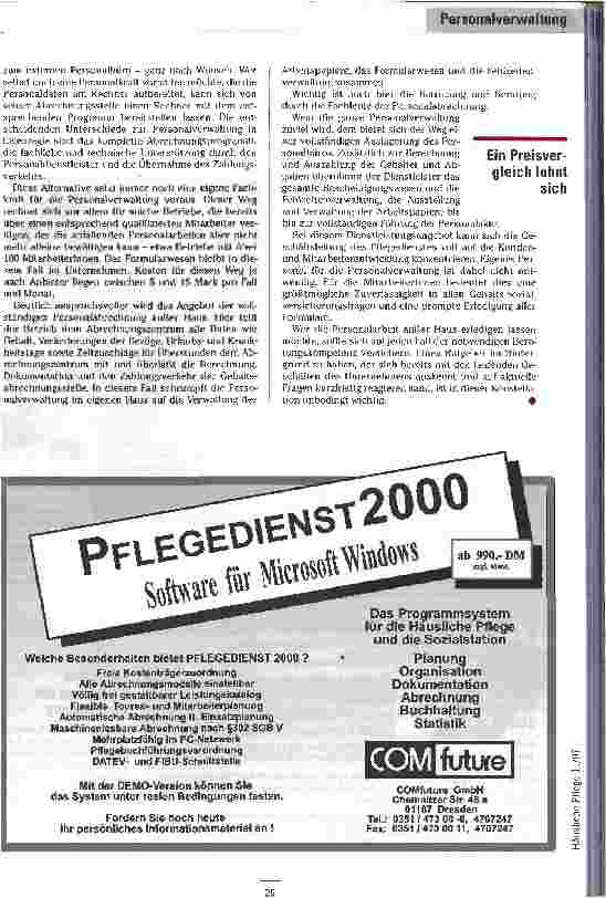 Vorschauseite 6: Selber machen oder auslagern? Effiziente Personalverwaltung in ambulanten Pflegediensten