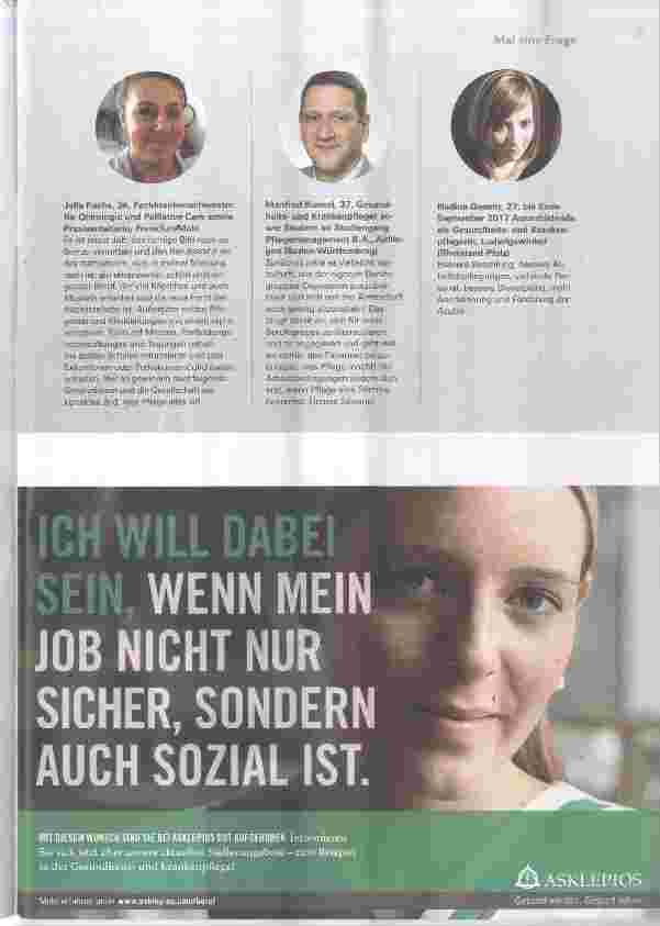 Vorschauseite 2: Wie lässt sich mehr Nachwuchs für die Pflege gewinnen?
