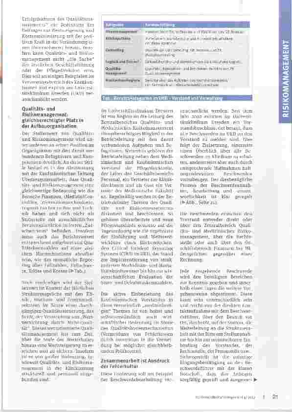 Vorschauseite 2: Qualitätsmanagement ist Führungsaufgabe