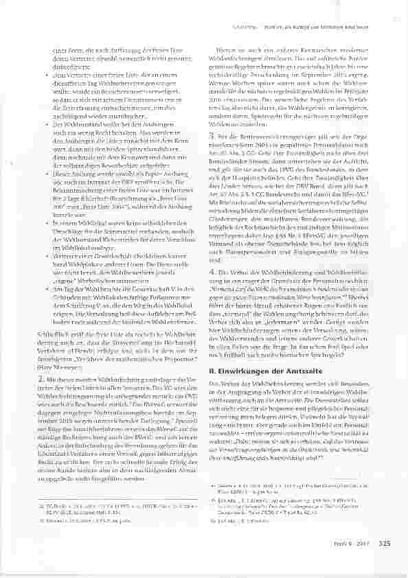 Vorschauseite 2: Wahlen als Kampf um Stimmen und Sitze
