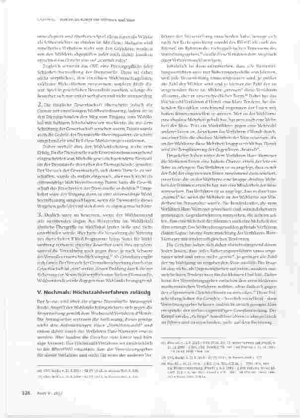 Vorschauseite 5: Wahlen als Kampf um Stimmen und Sitze