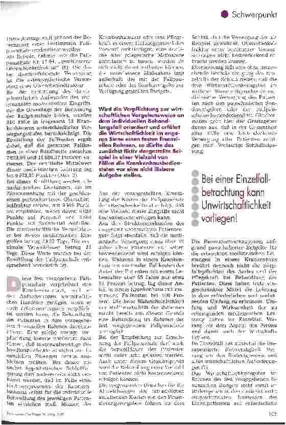 Vorschauseite 6: Rechtsformen in der Krankenpflege Wirtschaftlichkeitsgebot und die Haftung des Pflegepersonal