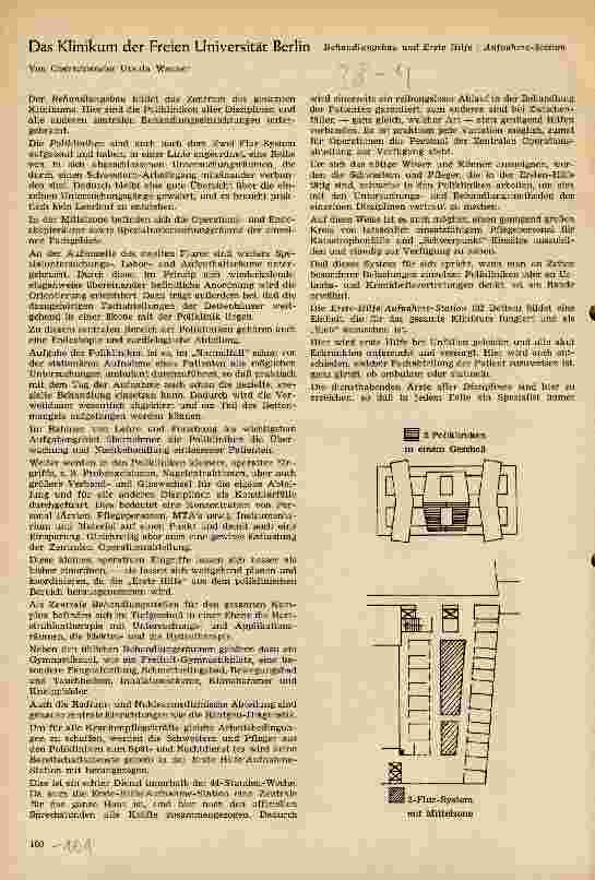 Vorschauseite 1: Das Klinikum der Freien Universität Berlin