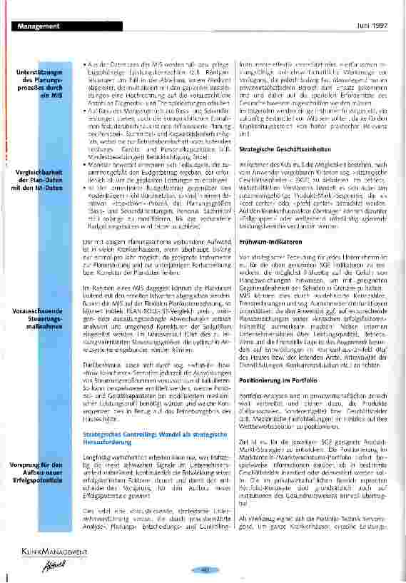 Vorschauseite 2: Operative Jahresplanung - Strategisches Controlling - Benchmarking Die Zukunft von Management-Informationssystemen