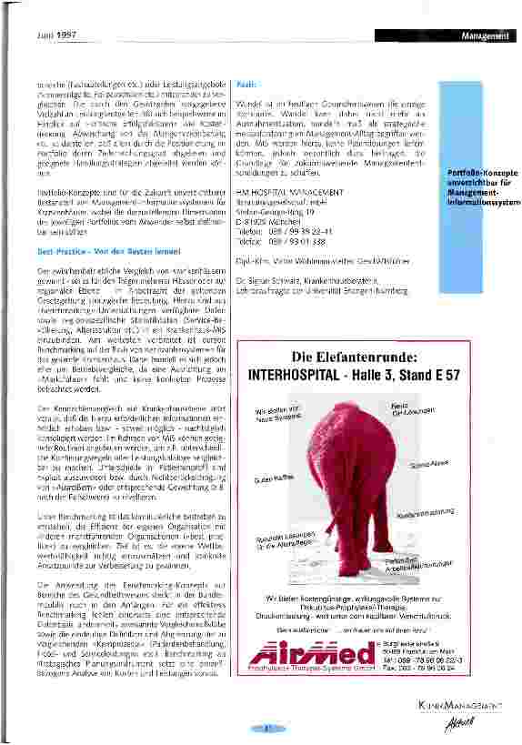 Vorschauseite 3: Operative Jahresplanung - Strategisches Controlling - Benchmarking Die Zukunft von Management-Informationssystemen