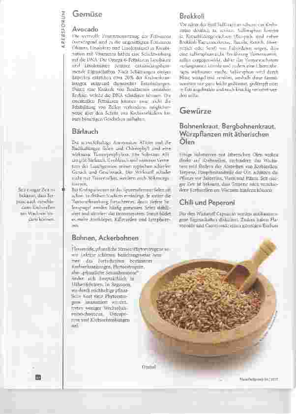 Vorschauseite 3: Pflanzliche Ernährung bei Krebserkrankungen Präventiv und begleitend
