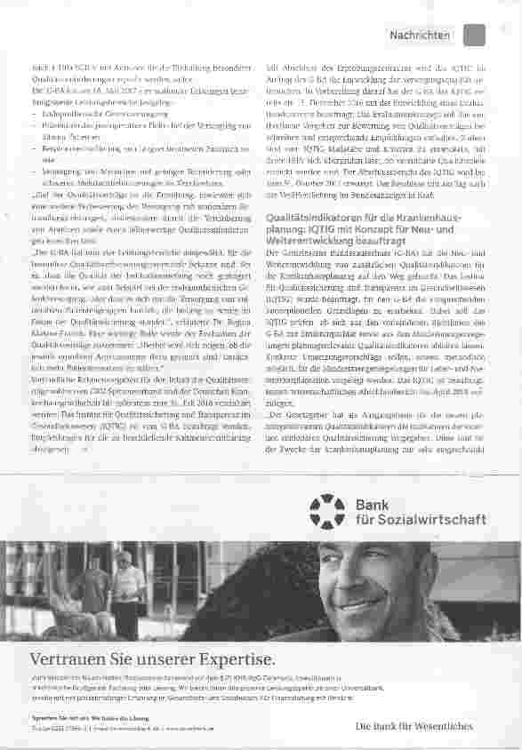 Vorschauseite 2: Aus dem G-BA