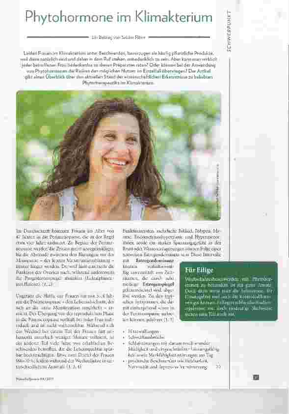 Vorschauseite 1: Phytohormone im Klimakterium