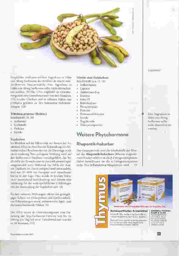 Vorschauseite 3: Phytohormone im Klimakterium