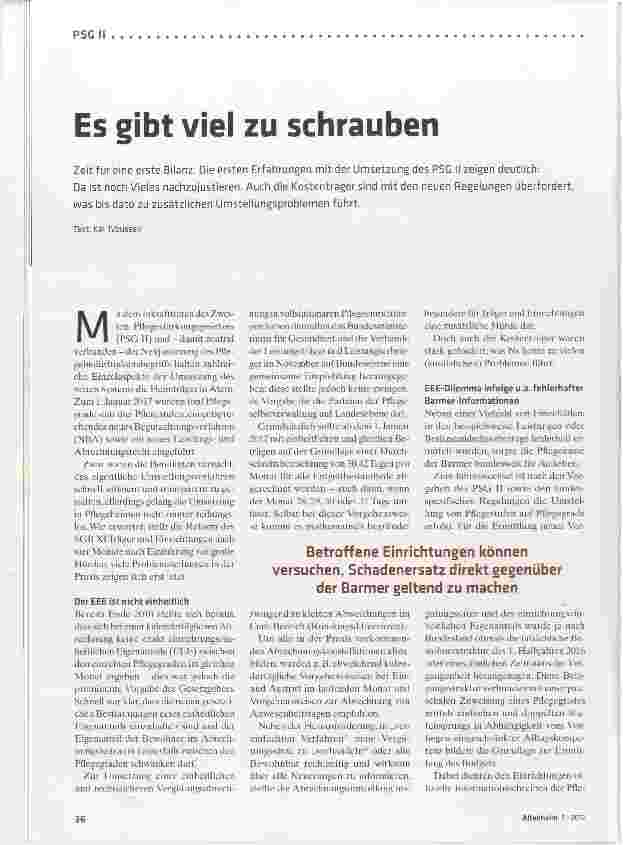 Vorschauseite 1: Es gibt viel zu schrauben