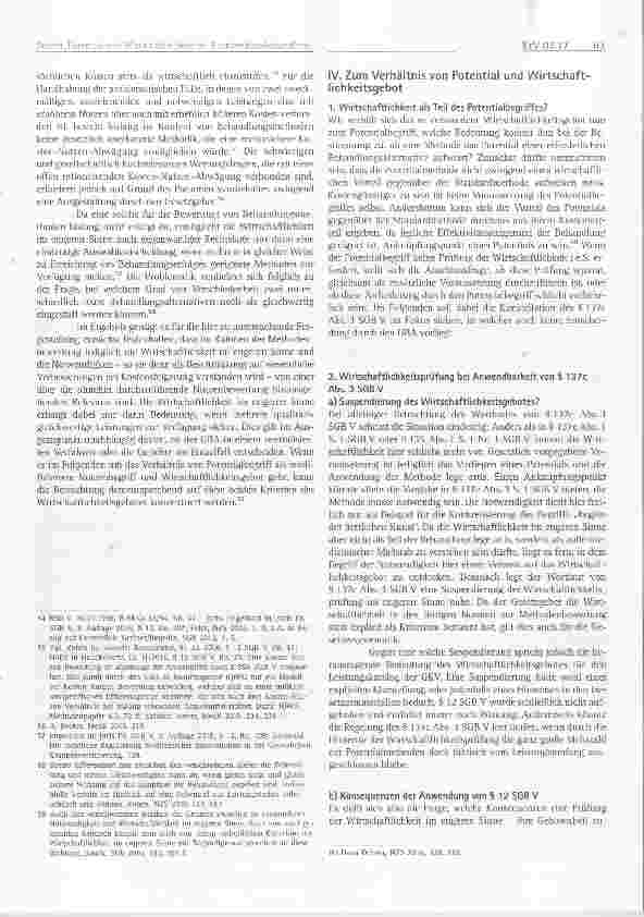 Vorschauseite 5: Potential und Wirtschaftlichkeit bei der Krankenhausbehandlung