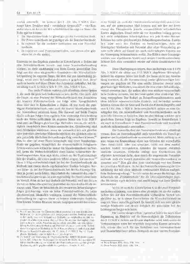 Vorschauseite 6: Potential und Wirtschaftlichkeit bei der Krankenhausbehandlung