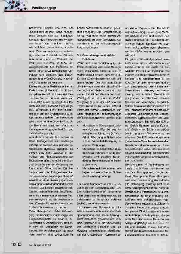 Vorschauseite 3: Case Management für Menschen mit Behinderung im Kontext der Eingliederungshilfe