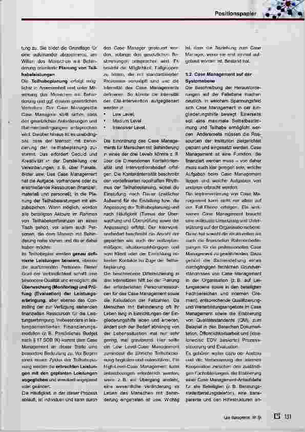 Vorschauseite 4: Case Management für Menschen mit Behinderung im Kontext der Eingliederungshilfe