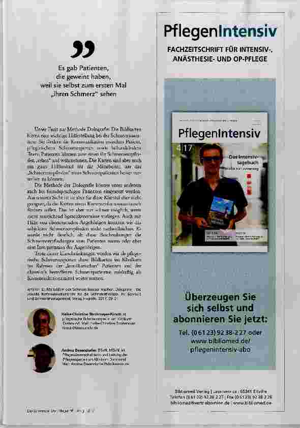 Vorschauseite 4: Wie fühlt sich Ihr Schmerz an