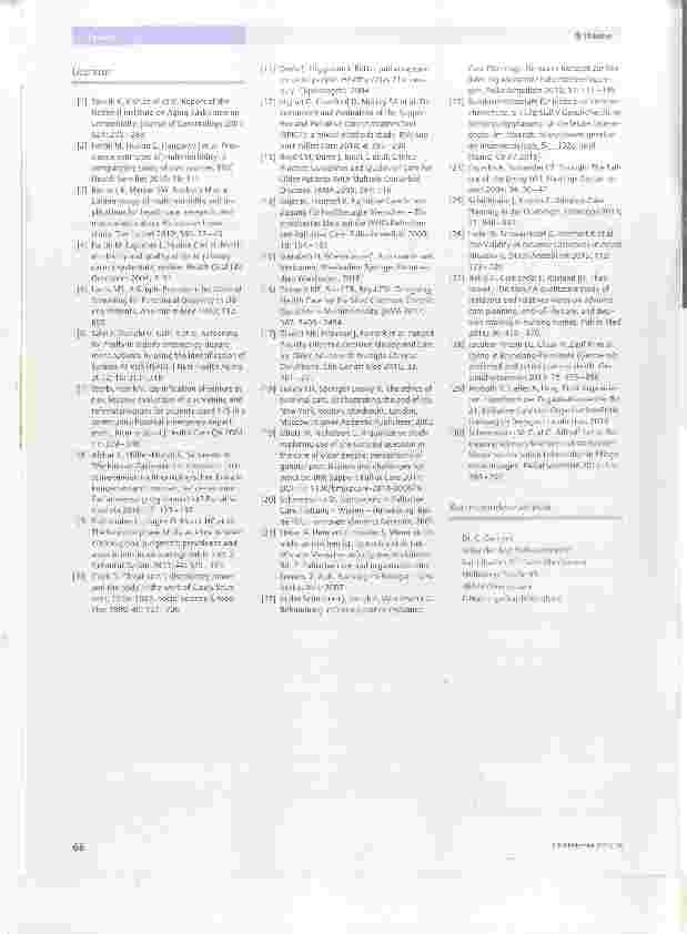 Vorschauseite 3: Palliativversorgung bei Multimorbidität