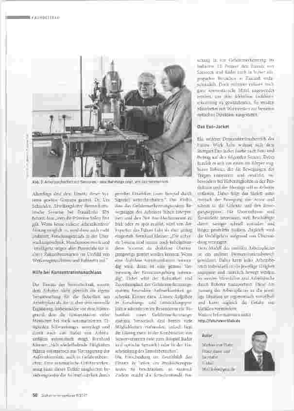 Vorschauseite 3: Arbeit und Unfallprävention im Zeitalter von Industrie 4. 0