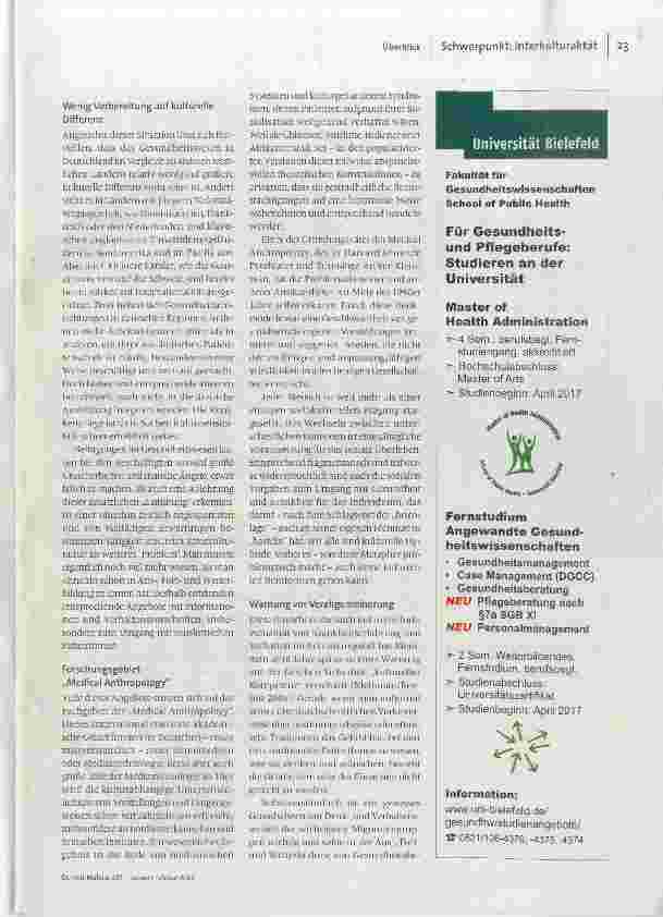 Vorschauseite 2: Kultur respektieren und befragen