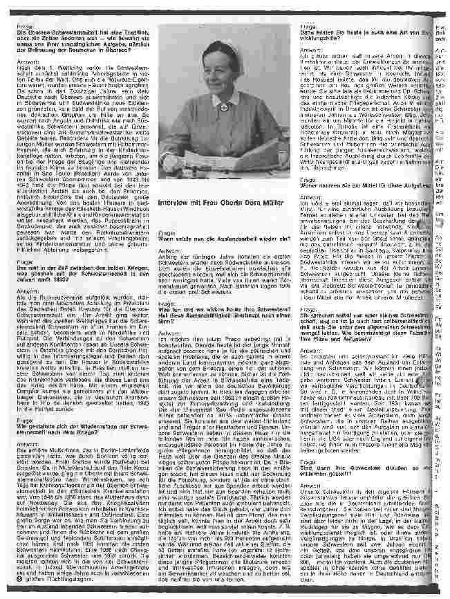 Vorschauseite 5: Die Schwesternschaft Übersee des deutschen Roten Kreuzes