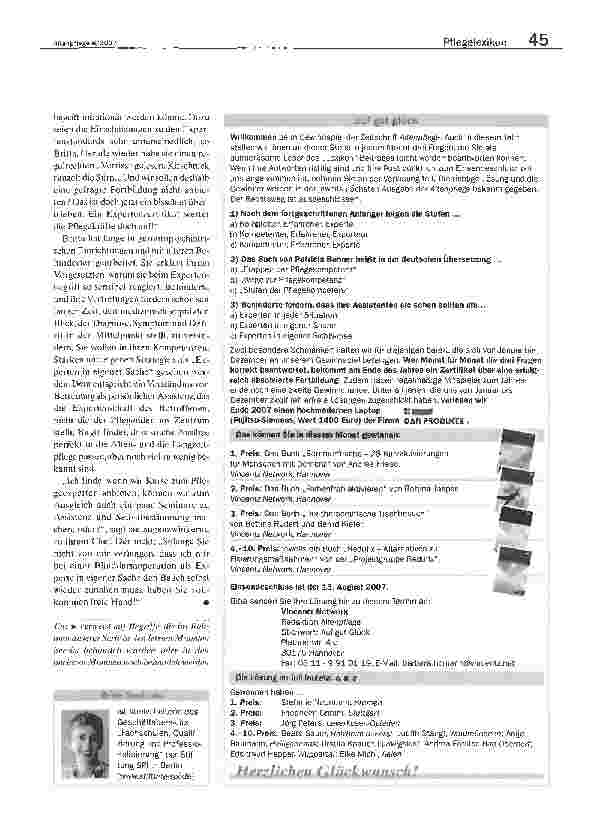 Vorschauseite 2: Spezialwissen gefragt