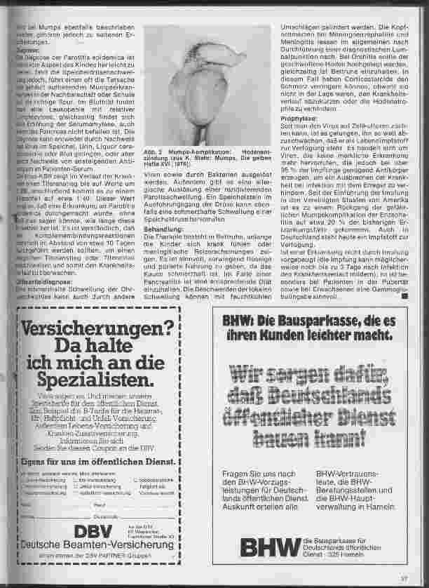 Vorschauseite 2: Kinderheilkunde 12. Folge: Parotitis epidemica (Mumps)