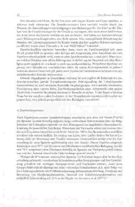 Vorschauseite 6: Die psychosoziale Perspektive der Lebendorganspende
