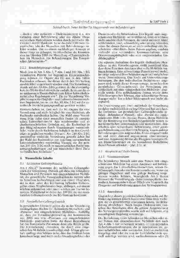 Vorschauseite 2: Neue Rechte für Flugreisende mit Behinderungen