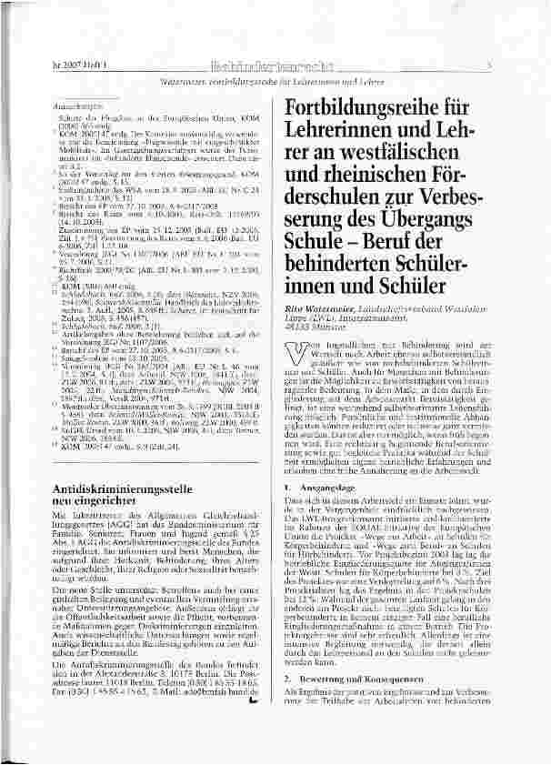 Vorschauseite 5: Neue Rechte für Flugreisende mit Behinderungen