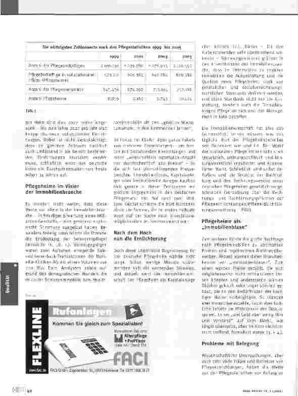 Vorschauseite 2: Quo vadis Pflege?