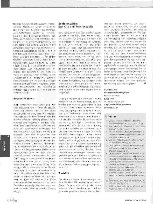 Vorschauseite 6: Quo vadis Pflege?