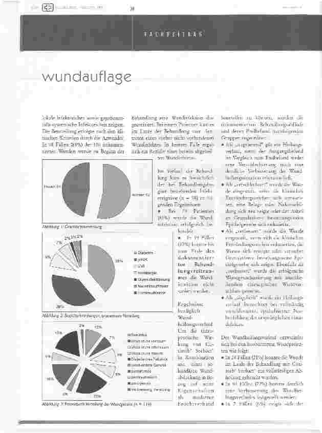 Vorschauseite 3: Wirkstofffreie Wundauflage als antimikrobielle alternative in der Wundversorgung