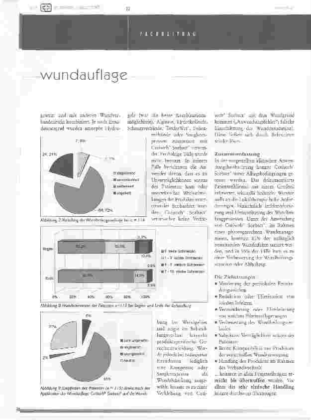 Vorschauseite 5: Wirkstofffreie Wundauflage als antimikrobielle alternative in der Wundversorgung
