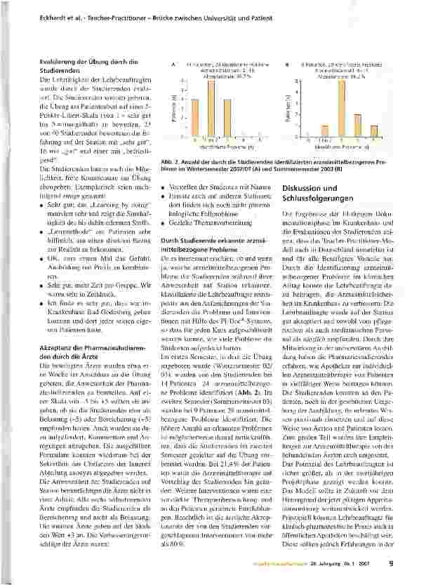 Vorschauseite 5: Der Teacher-Practitioner als Brücke zwischen Universität und Patient - Patientenorientierte Pharmazie in der Apothekerausbildung