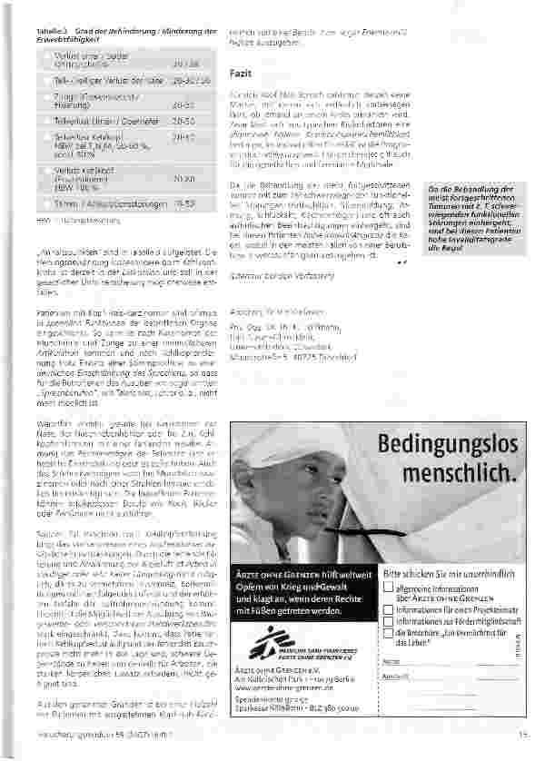 Vorschauseite 5: Versicherungsrelevante Aspekte bei Karzinomen der Kopf-Hals-Region: Disposition, Exposition, Prognose