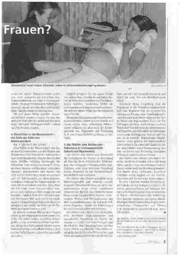 Vorschauseite 2: Was brauchen schwangere Frauen?