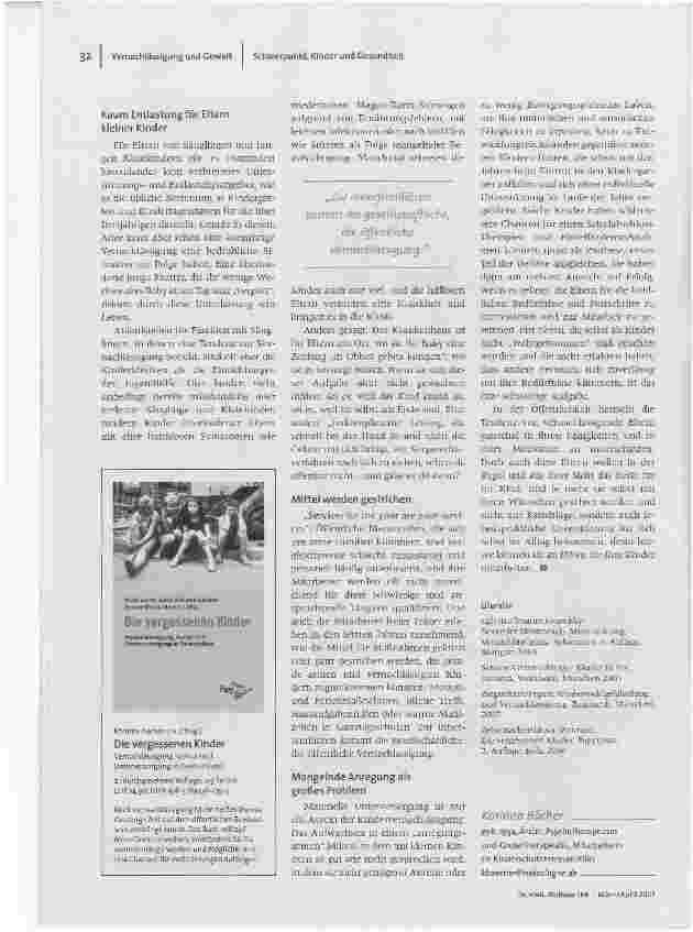 Vorschauseite 4: Überforderung und HilflosigkeitKindesvernachlässigung und Gewalt gegen Kinder