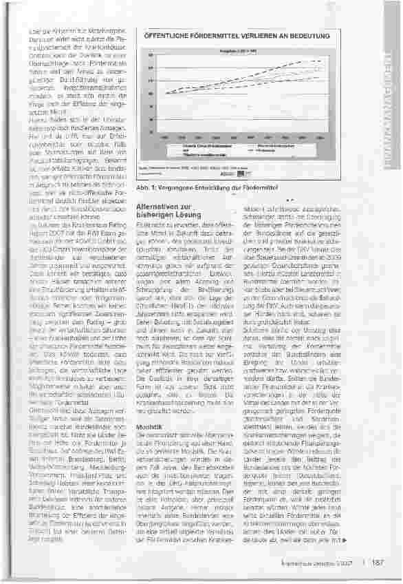 Vorschauseite 2: Die Krankenhausfinanzierung ist keine heilige Kuh