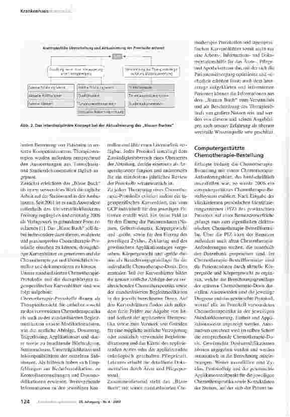 Vorschauseite 3: Optimierung der Therapiesicherheit und -kontrolle von Tumorpatienten durch das GCP-Team