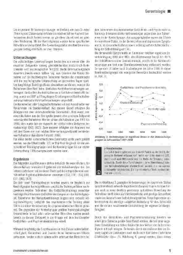 Vorschauseite 4: Erhalt und Förderung der kognitiven und funktioneilen Leistungsfähigkeit bei älteren Menschen