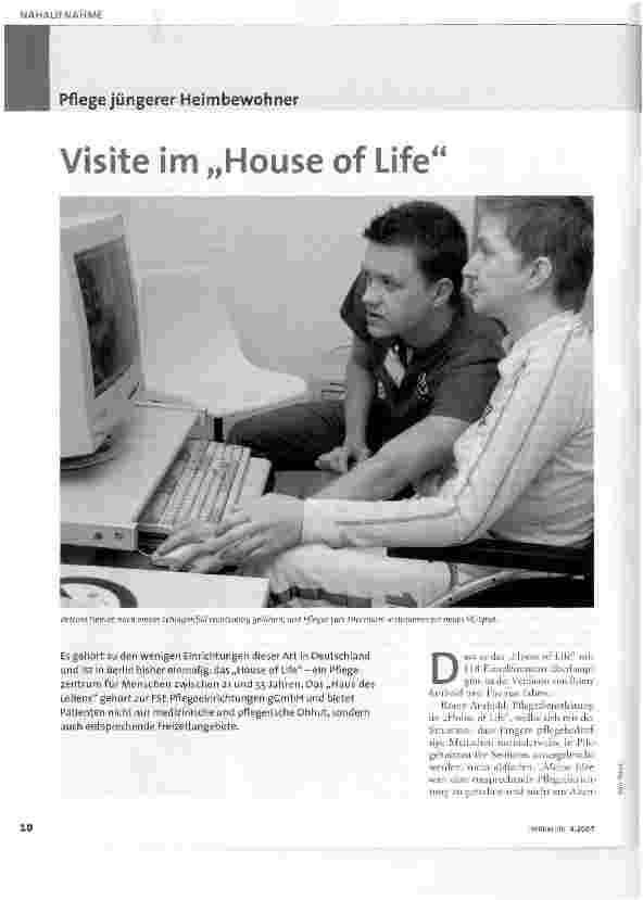 Vorschauseite 1: Visite im House of Life